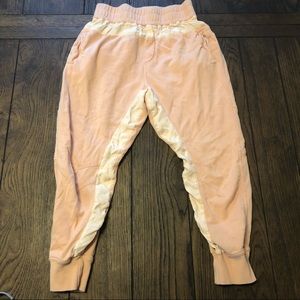Young fabulous & broke peach/ pink joggers sweatpants size XS